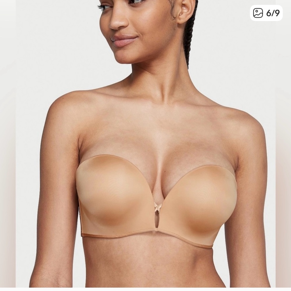 Strapless/backless nude bra